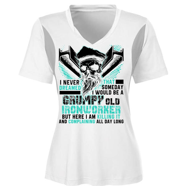 Grumpy Old Ironworker T Shirt, I Love Ironworker T Shirt, Awesome T-Shirts