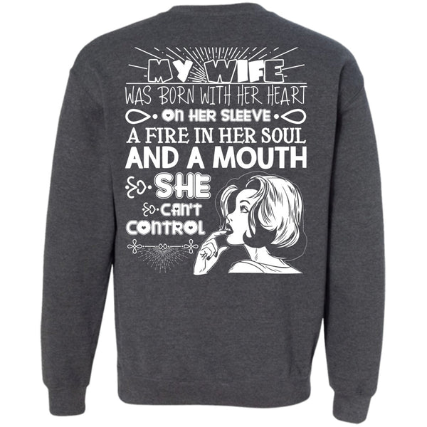 Fire In Her Soul T Shirt, I Love Wife Sweatshirt