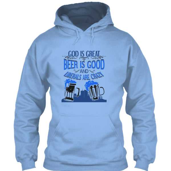 God Is Great T Shirt, Coolest Beer Drinker T Shirt