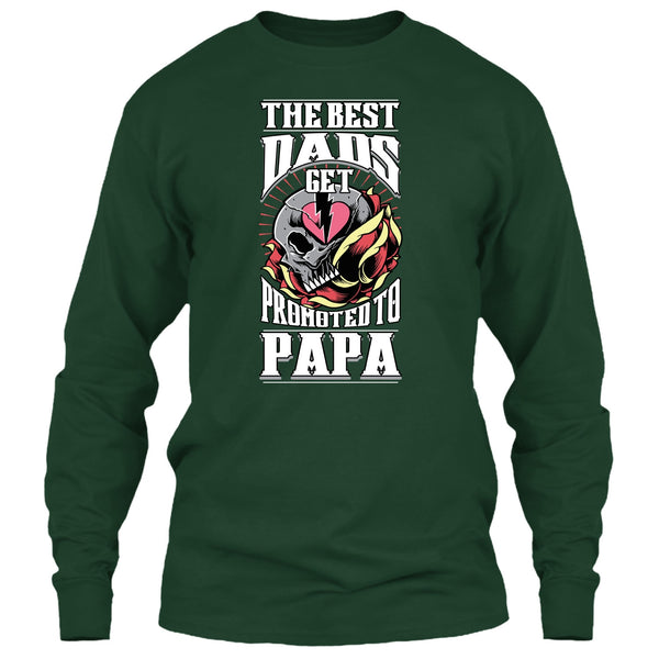 The Best Dad T Shirt, Get Promoted To Papa T Shirt