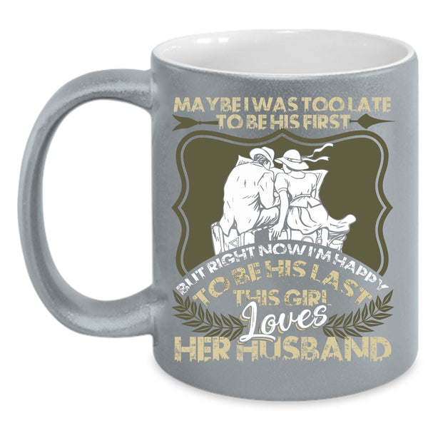 This Girl Loves Her Husband Coffee Mug, Gift For Wedding Coffee Cup