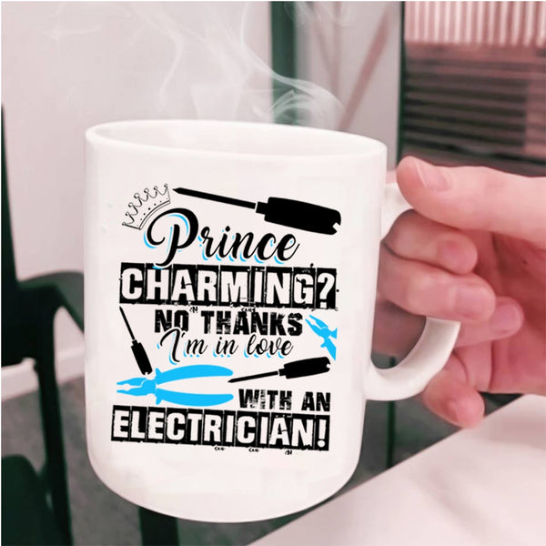 My Girlfriend Coffee Mug, I'm In Love With An Electrician Cup