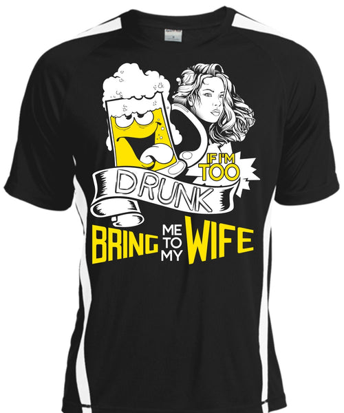 A black t-shirt with the shopify logo