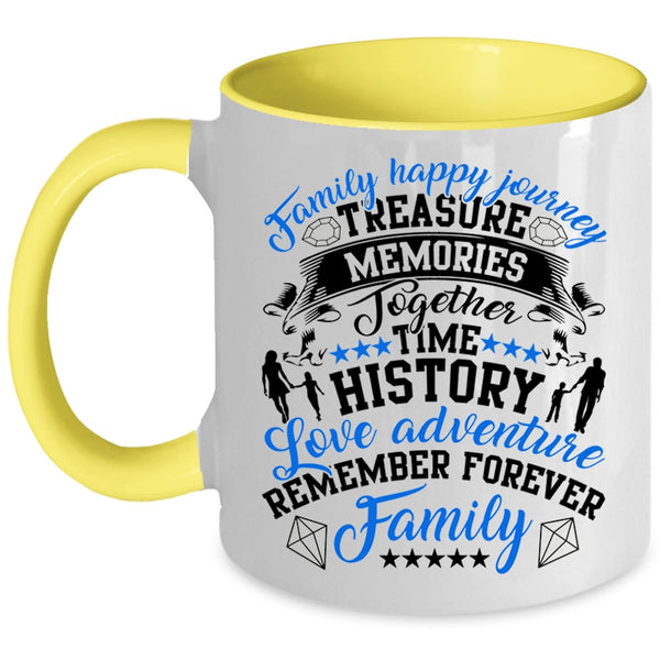 Remember Forever Family Coffee Mug, Family Happy Journey Accent Mug