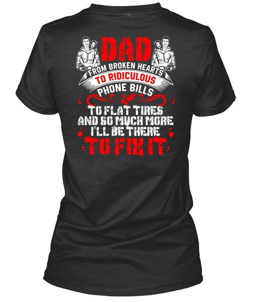 Dad From Broken Heart T Shirt, Being A Papa T Shirt