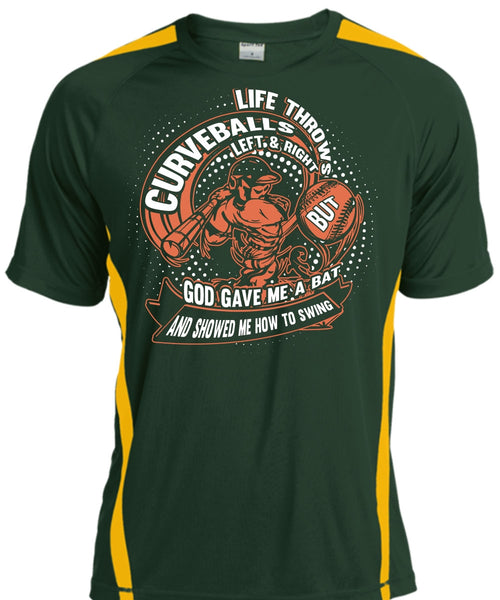 Life Throws Curveballs T Shirt, God Gave Me A Bat T Shirt, Cool Shirt
