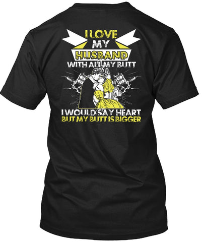 A black t-shirt with the shopify logo