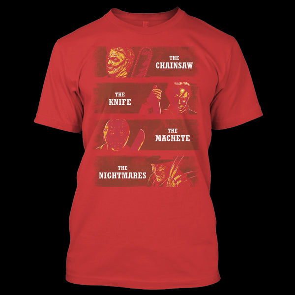 A black t-shirt with the shopify logo