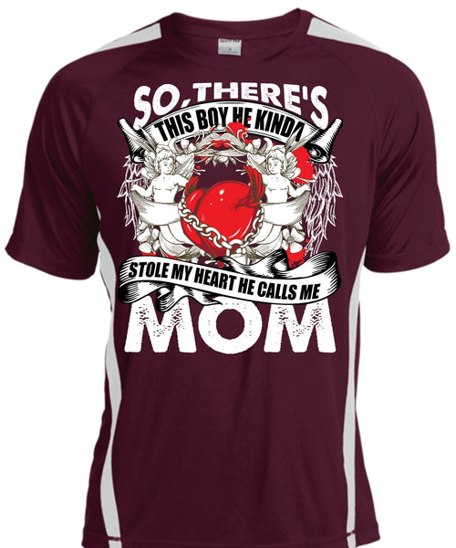 He Calls Me Mom T Shirt, Stole My Heart T Shirt, Cool Shirt