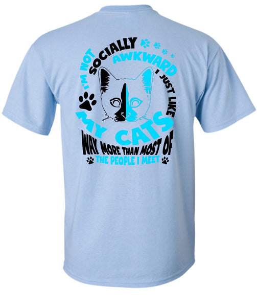 I Just Like My Cats T Shirt, I Love My Cat T Shirt