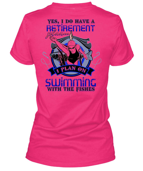 I Plan On Swimming T Shirt, I Love Swimming T Shirt