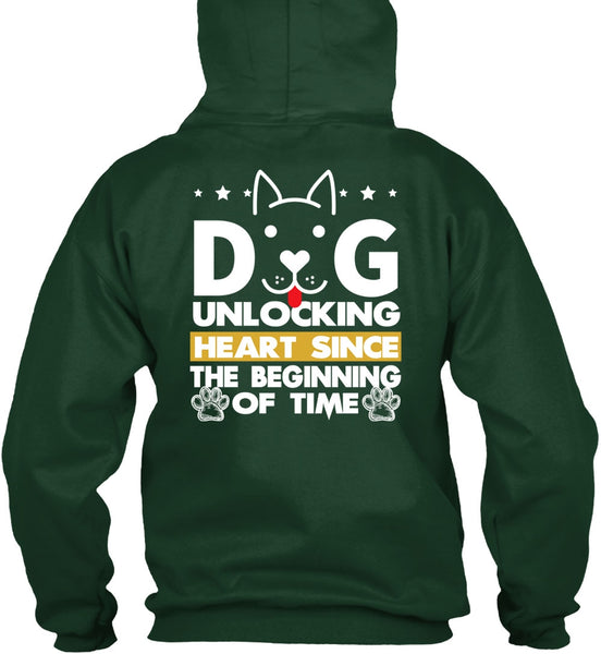Dog Unlocking Heart T Shirt, My Favorite T Shirt