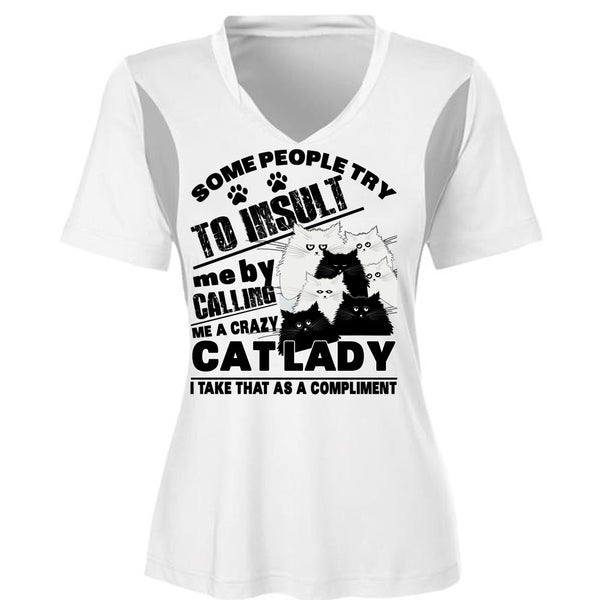 Calling Me A Crazy Cat Lady T Shirt, I Love My Cat T Shirt, Awesome T-Shirts