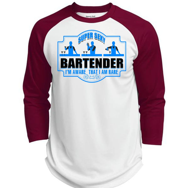 Bartender I'm Aware T Shirt, I Love Bartender T Shirt, Awesome T-Shirts  (Polyester Game Baseball Jersey)