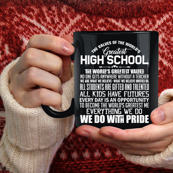 The World's Greatest High School Coffee Mug, Awesome Teacher Coffee Cup