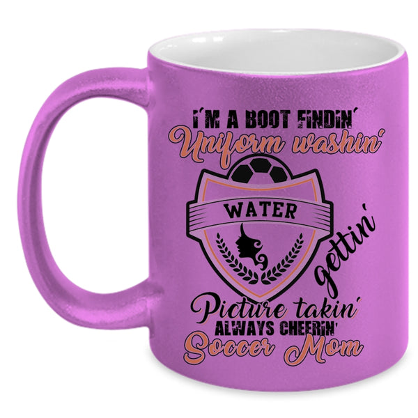 Cute Gift For Soccer Mom Coffee Mug, I'm A Soccer Mom Accent Mug