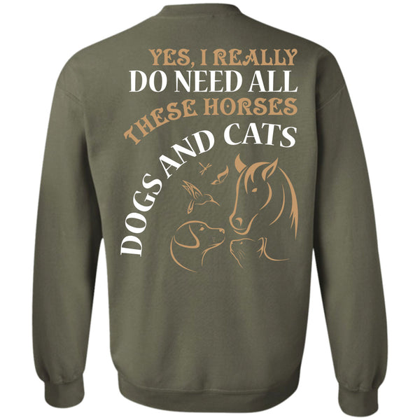 Dogs And Cats T Shirt, Loving Sweatshirt