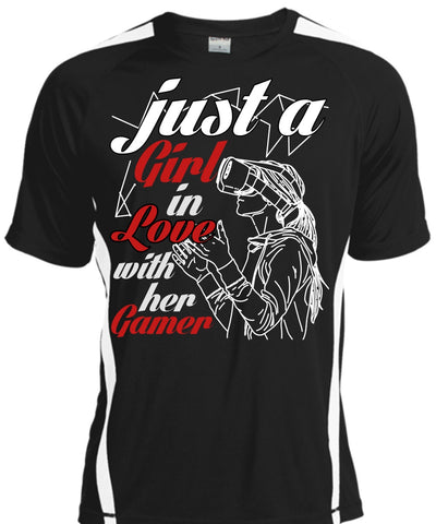 A black t-shirt with the shopify logo