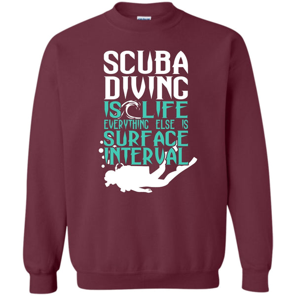 Everything Else Is Surface Internal T Shirt, Coolest Diver Sweatshirt