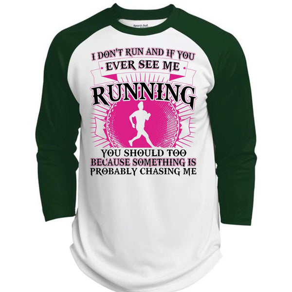 See Me Running T Shirt, I Love Running T Shirt, Awesome T-Shirts  (Polyester Game Baseball Jersey)