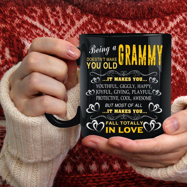 Being A Grammy Coffee Mug, Cute Gift For Grandmas Coffee Cup
