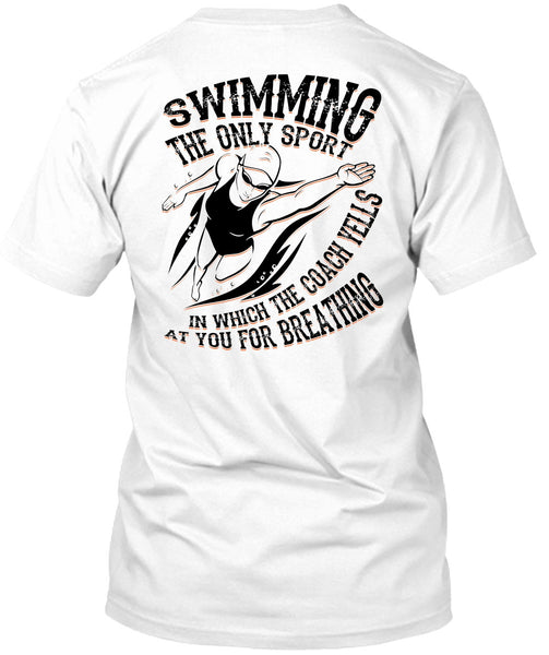 A black t-shirt with the shopify logo