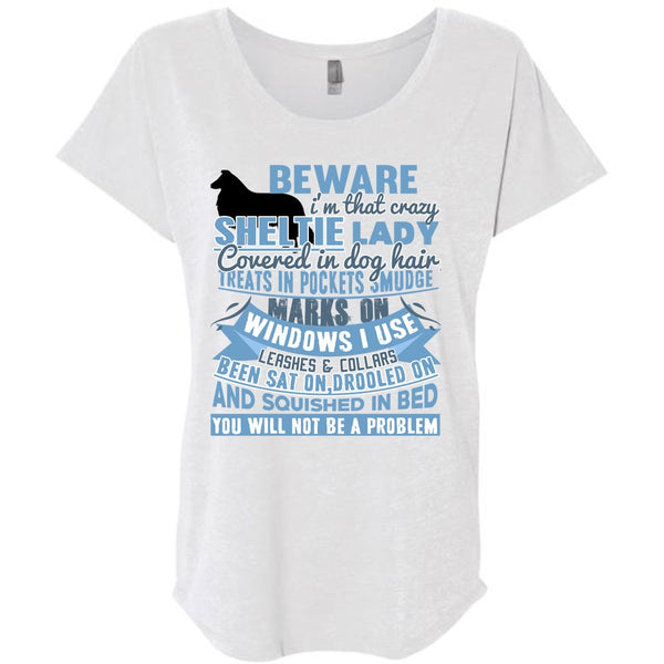 I'm That Crazy Sheltie Lady T Shirt, I Love My Dog T Shirt, Awesome T-Shirts
