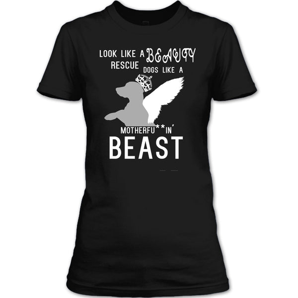 A black t-shirt with the shopify logo