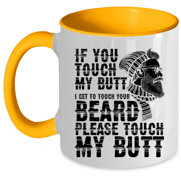 Funny Gift For My Daddy Coffee Mug, Funny Bearded Men Accent Mug