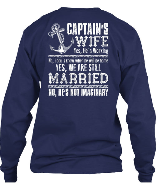 Captain's Wife T Shirt, We Are Still Married T Shirt