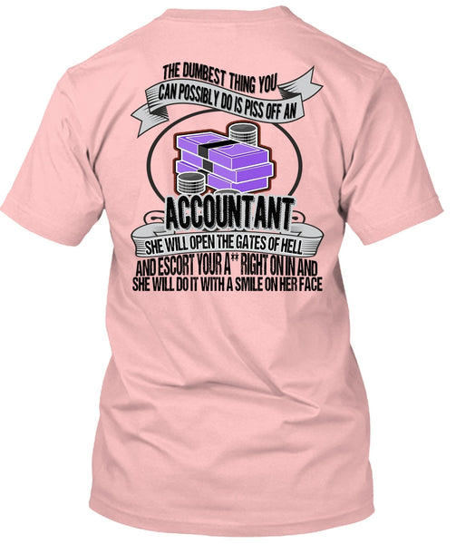 She Will Open The Gates Of Hell T Shirt, I Love Accountant T Shirt