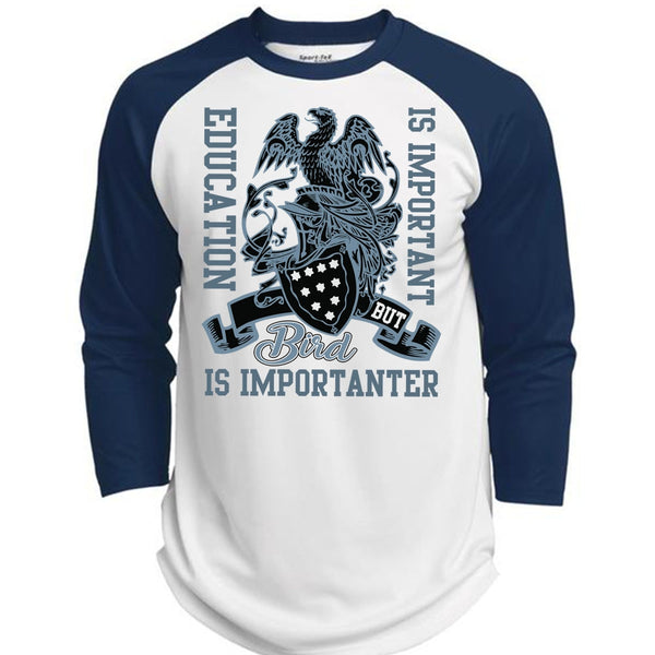 Education Is Important T Shirt, I Love Bird T Shirt, Awesome T-Shirts  (Polyester Game Baseball Jersey)