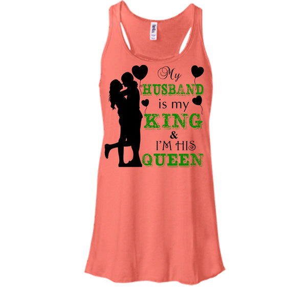 My Husband Is My King T Shirt, Gift For Wife T Shirt, Awesome t-shirts