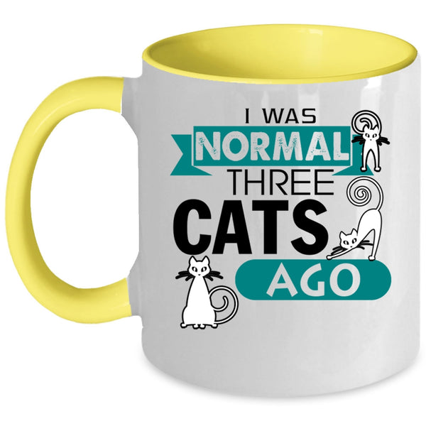I Was Normal Three Cats Ago Cup, My Pets Mug