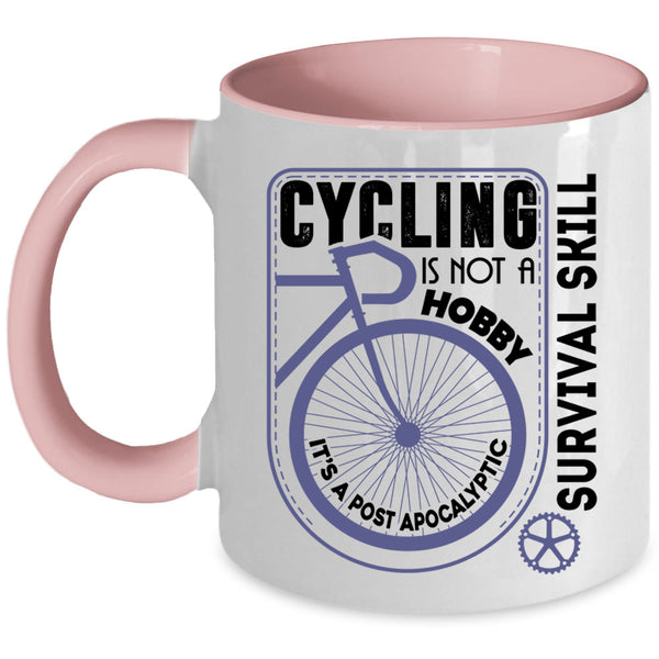 I Love Cycling Coffee Mug, Cycling Accent Mug