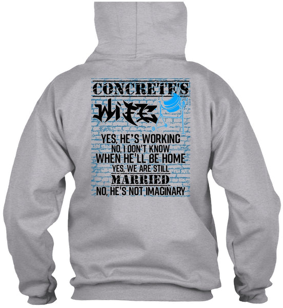 Concrete's Wife T Shirt, I Love My Wife T Shirt