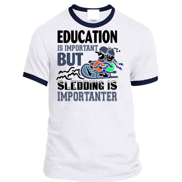 A black t-shirt with the shopify logo