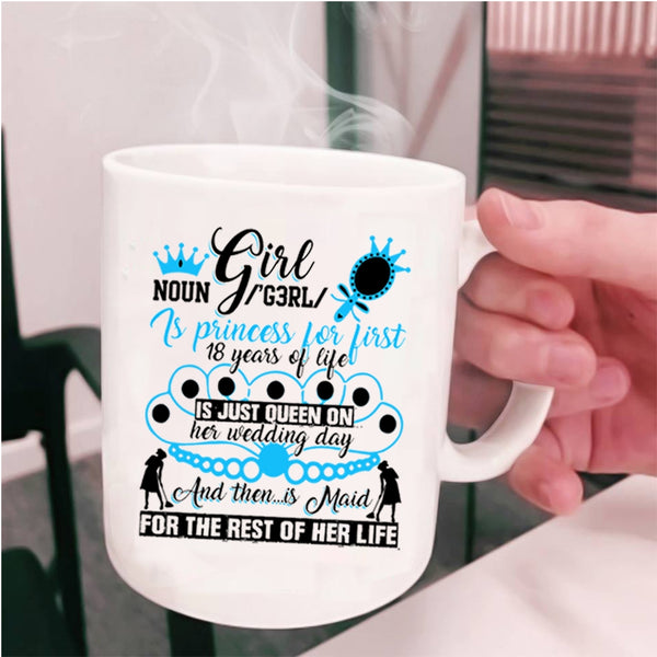 Cute Gift For My Daughter Coffee Mug, Girl Cup