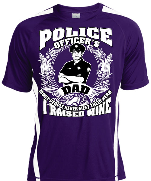 Police Officer's Dad T Shirt, Being A Police T Shirt, Cool Shirt