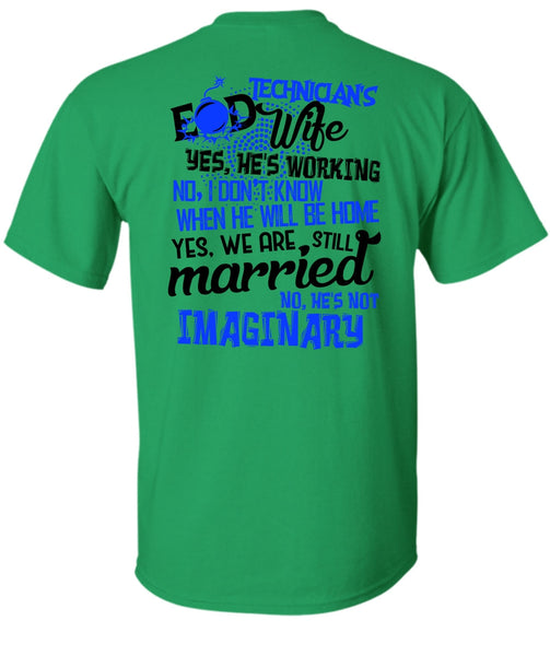 Technician's Wife T Shirt, I Love Husband T Shirt