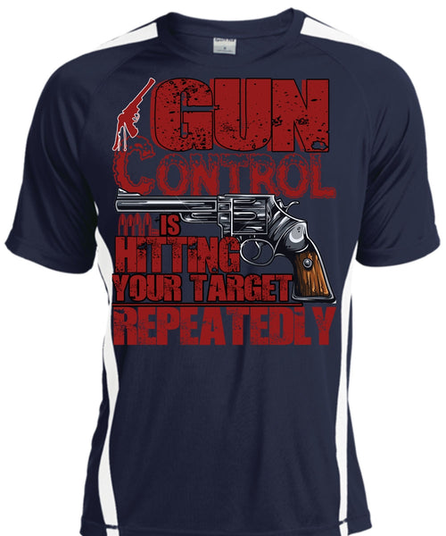Gun Control Is Hitting T Shirt, Being A Veteran T Shirt, Cool Shirt