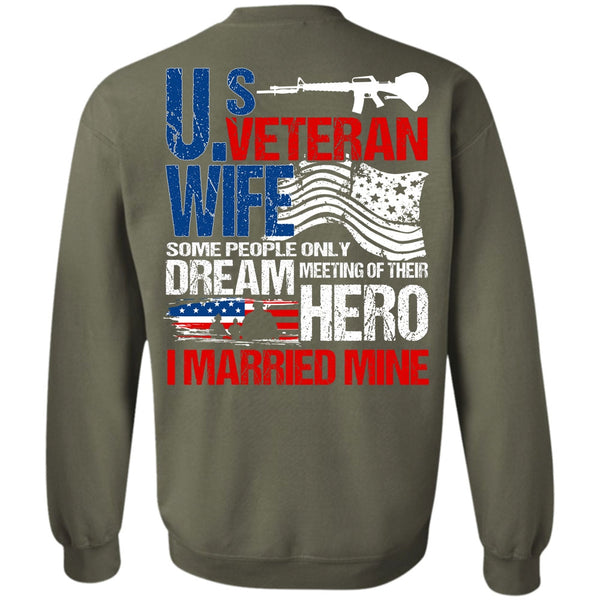 I Married Mine T Shirt, I Love Veteran Sweatshirt