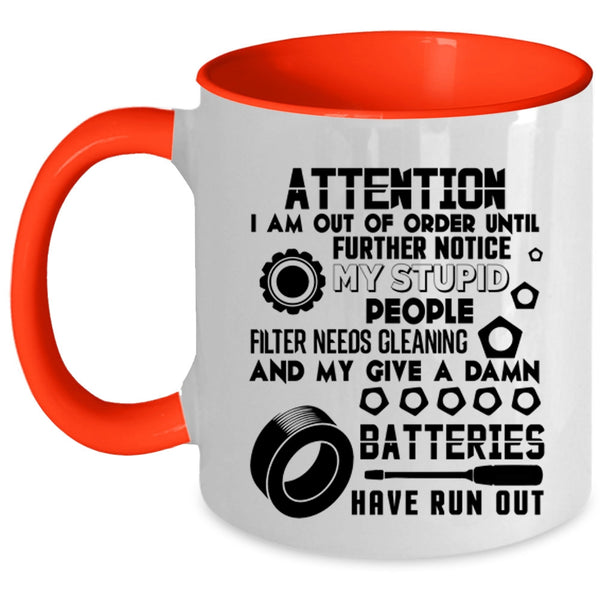 Cute Gift For Mechanics Coffee Mug, Funny Mechanics Accent Mug