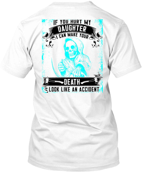 A black t-shirt with the shopify logo