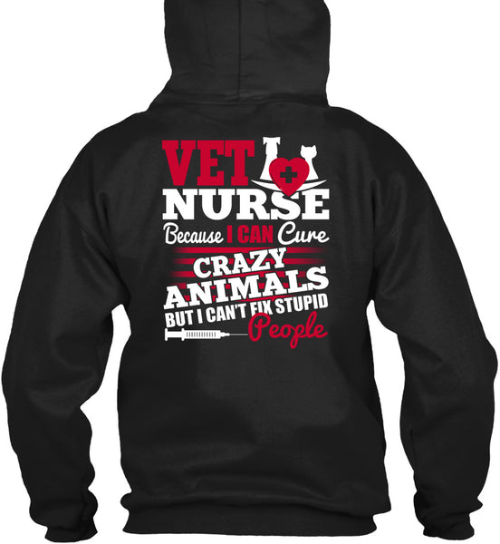 Vet Nurse T Shirt, Crazy Animals T Shirt