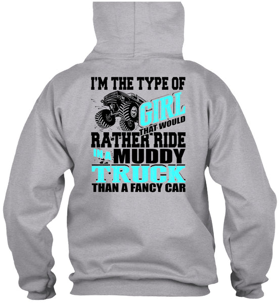 Ride In A Muddy Truck T Shirt, I Love Jeep T Shirt