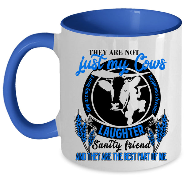 They Are My Heart Coffee Mug, They Are Not Just My Cows Accent Mug