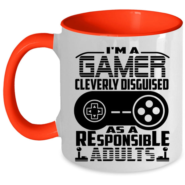 Cool Gift For Gamers Coffee Mug, I'm A Gamer Accent Mug