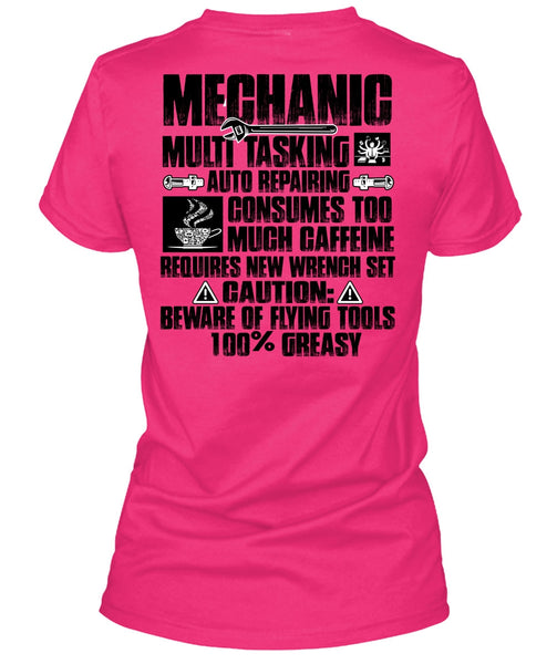 Mechanic Multitasking T Shirt, I Love Mechanic T Shirt