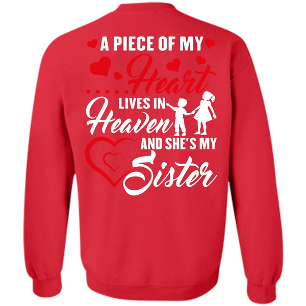 Lives In Heaven T Shirt, I Love Sister Sweatshirt